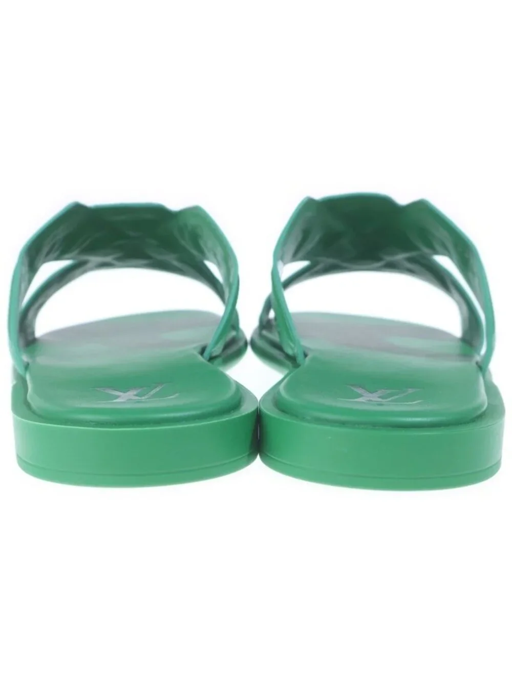 Louis Vuitton LV Oasis Line Mules Monogram Sandals Green